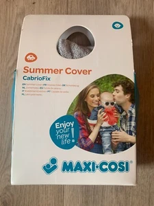 Orig. Sommerbezug Schonbezug Frottee für Maxi-cosi Cabriofix NEU fresh grey - Bild 1 von 2