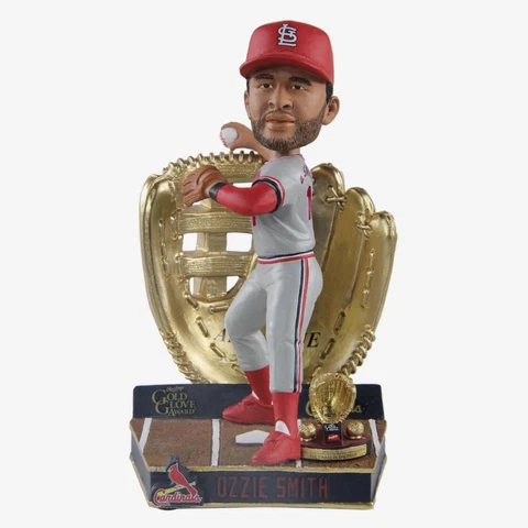 Ozzie Smith St Louis Cardinals All Time Gold Glove Bobblehead /100 Cover