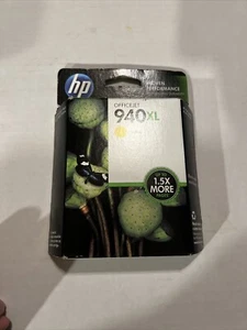 New Unopened Genuine HP OFFICEJET 940XL Yellow Ink Cartridge- Expired 7/2014 - Picture 1 of 2