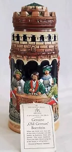 Vtg West Germany Thewalt Ceramic Figural Castle Tower Lidded Beer Stein 8.5" - Picture 1 of 19