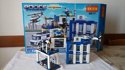 Centrale di polizia COGO 3917 costruzioni mattoncini + di 800 con istruzioni - Immagine 1 di 4