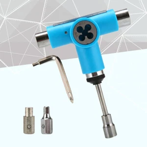 All-In-One Multifunctional Portable T-Tool Skate Tools Set Skateboard Tool - Picture 1 of 11