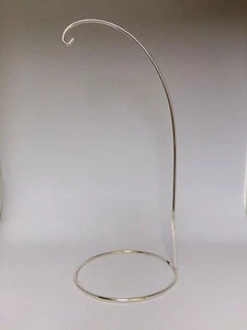 Ornament Display Ständer Halter - 8 1/4" HOCH VERSILBERT - Bild 1 von 1