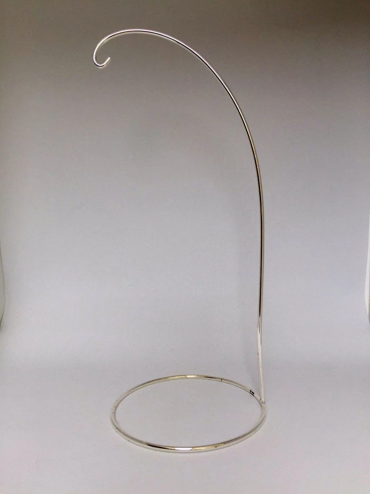 Ornament Display Stand Holders - 8 1/4" TALL SILVER PLATED - Image 1 of 1