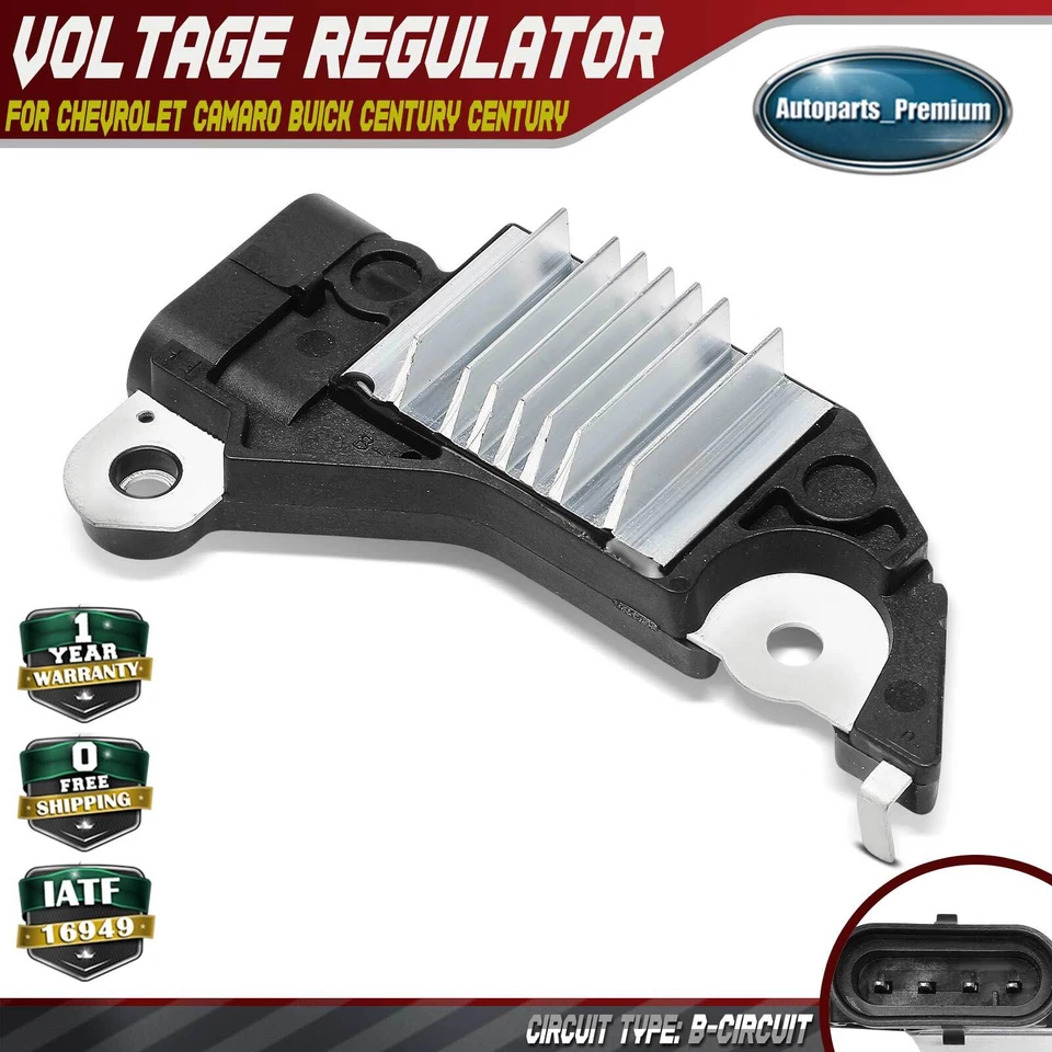 Regulador de alternador para Chevrolet Camaro Buick Century Jimmy Oldsmobile Foto 1 de 4