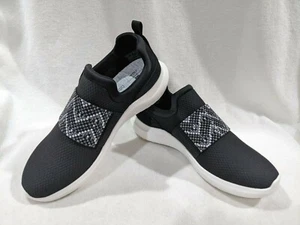 Clarks Cloudsteppers Nova Way Black Combi Women's Slip On Sneakers-Size 7/10 NWB - Picture 1 of 8