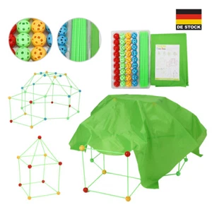 87 Stück DIY Bauen Sie Ihr eigenes Höhlen Kit Geschenk Kinder Zelt Geschenk Set - Bild 1 von 12