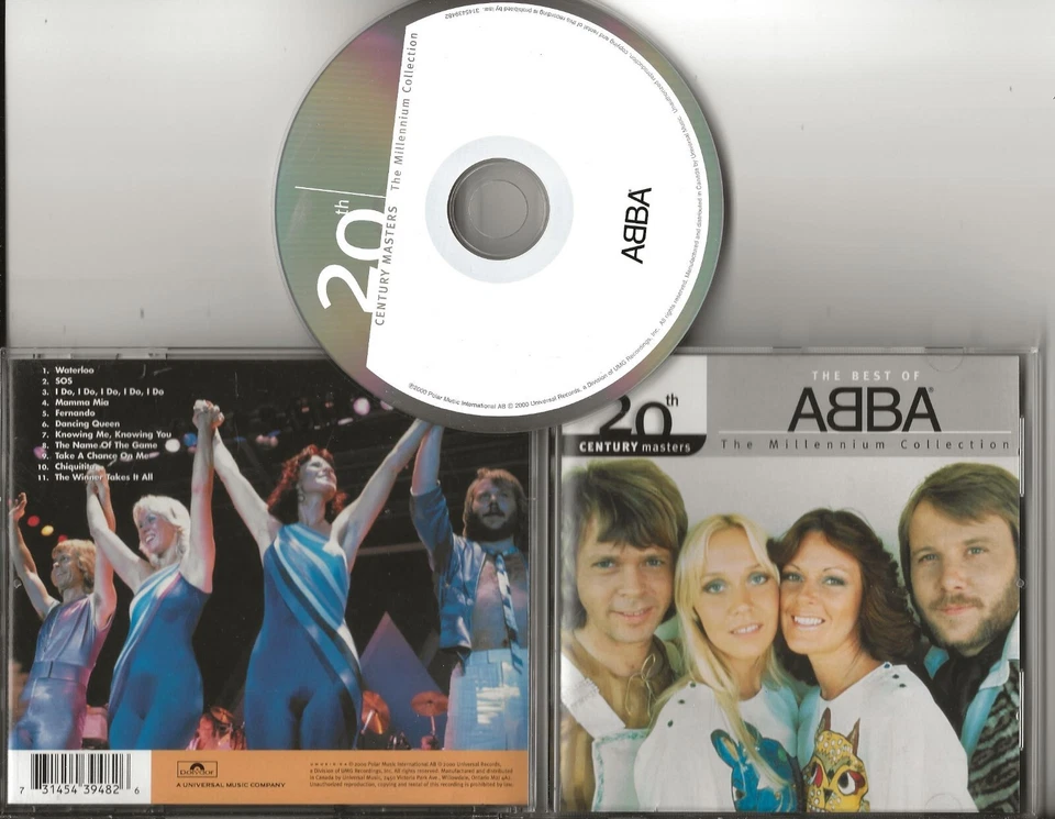 ABBA Best of 2000 cd Millennium collection 20th Century Masters 11 tracks - Image 1 of 1