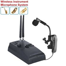 Instruments Microphones Wireless System For Shure Saxophone,Trumpet, Drums, Toms