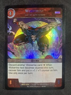 VS System TCG MAA-009 Wolverine Age of Apocalypse Foil LP - Image 1 of 2