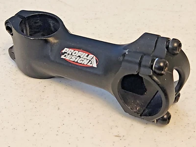 Profile Design Hammer OS 1-1/8"  31.8mm Threadless Bike Stem 90mm Alloy Black - Image 1 of 4