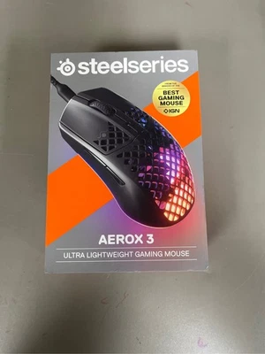 SteelSeries Aerox 3 - Super Light Gaming Mouse - 8,500 CPI TrueMove Core Optical - Image 1 of 4