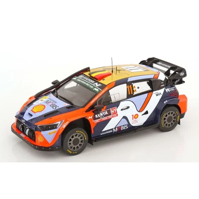 HYUNDAI I20 N WRC N.11 SAFARI RALLY KENYA 2024 NEUVILLE-WYDAEGHE 1:18 Ixo Model  - Immagine 1 di 3