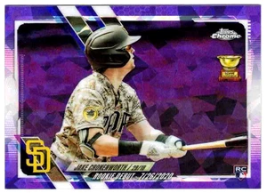 JAKE CRONENWORTH 2021 Topps Chrome Update Sapphire #US143 PURPLE /10 RC SSP! - Picture 1 of 2