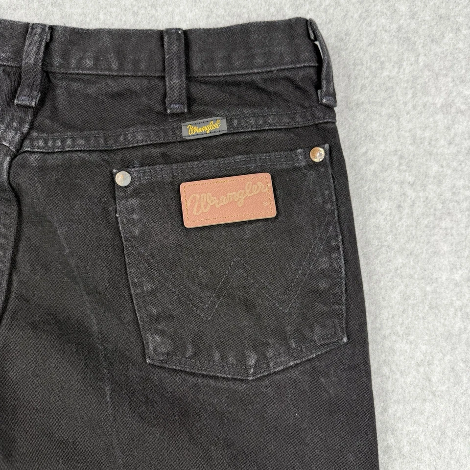 Jeans Wrangler Vintage Masculino 35x34 Preto 936 Corte Cowboy Western Cowboy Feito nos EUA - Imagem 1 de 4