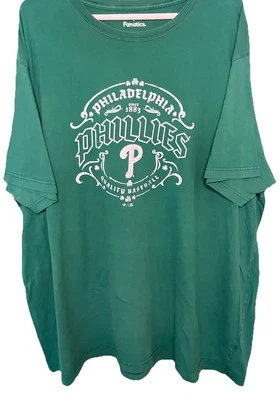 Camiseta Philadelphia Phillies Fanáticos Día de San Patricio Trébol Verde Para Hombres 3XLT Foto 1 de 4