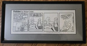 PICKLES BRIAN CRANE ORIGINAL PEN+INK ARTWORK 1992 Signed Rare Washington Post - Bild 1 von 7