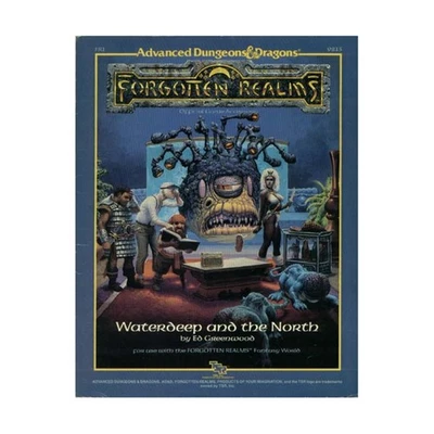 Tapa blanda TSR Forgotten Realms Waterdeep and the North primera impresión en muy buena condición Foto 1 de 2