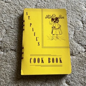 St. Paul’s Lutheran Church Milwaukee Cook Book 1952 Ladies Favorite Recipes - Picture 1 of 6