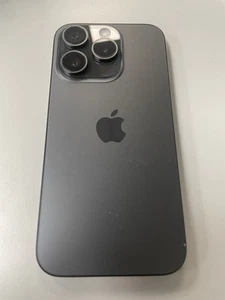 Coque arrière de remplacement iPhone 15 Pro avec petites pièces OEM - Bleu - Grade A - Photo 1 sur 6