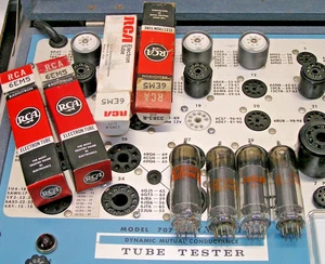 TUBOS JUKEBOX 4 nuevos RCA 6973-Sub EM5 NUEVO EN CAJA EE. UU. placa corriente 2 pares de coincidencias - Imagen 1 de 1