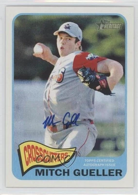 2014 Topps Heritage Minor League Edition Real One Mitch Gueller #ROA-MG Auto - Image 1 of 2