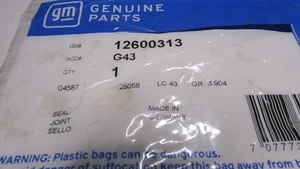 Fuel Pump O-Ring  GM  # 12600313 Original Equipment  * NEW /OE * - Bild 1 von 3