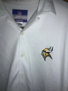 NFL TEAM APPAREL MINNESOTA VIKINGS Heavyweight SS POLO SHIRT XL LZK000 - Bild 1 von 9