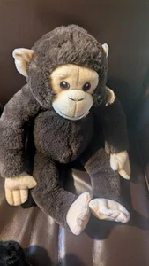 FAO Schwarz Monkey Plush Stuffed Animal Chimpanzee Realistic - Picture 1 of 3