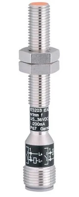 IFM IE5203 Inductive Proximity Sensor M8 Barrel 10-36VDC IEA2001-FRKG/US-100-IRF - Image 1 of 4