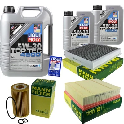 INSPEKTIONSKIT FILTER LIQUI MOLY ÖL 7L 5W-30 für Mercedes-Benz B-Klasse W246 - Bild 1 von 4
