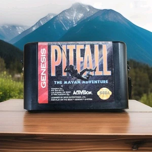 Pitfall: The Mayan Adventure (Sega Genesis, 1994) solo cartuccia testata pulita - Foto 1 di 4