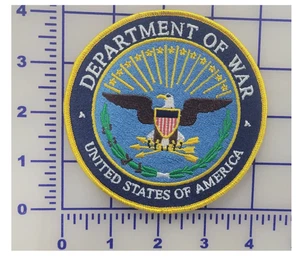 US MILITARY DEPARTMENT OF WAR BESTICKTER PATCH MIT KLETTVERSCHLUSS - Bild 1 von 1