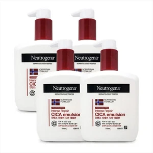 Emulsión Neutrogena Intense Repair CICA 310 ml × 4 / Sin fragancia / Hidratante - Imagen 1 de 1