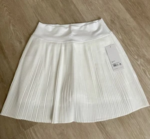 Neu Yogalicious Lightstreme Hybrid Strut Mini Plissee Skort weiß Größe Medium - Bild 1 von 8