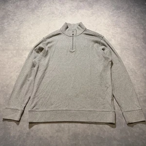 Southern Tide Sweater Mens Large Gray Quarter Zip Skipjack Pullover - Picture 1 of 8
