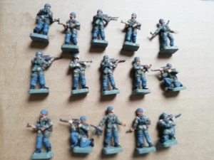 , 1.72 scale italeri WW2 German paratroops x 15 painted - Picture 1 of 10