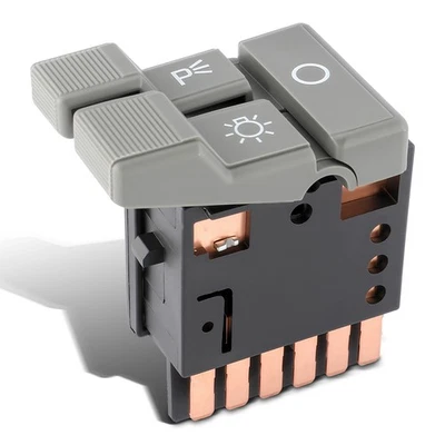 Headlight Switch Gray For 1992-1994 Chevy GMC Suburban C1500 C2500 K1500 K2500  - Image 1 of 4