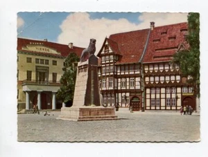 Cartolina antica Braunschweig Burgplatz con leoni 1962 //14 - Foto 1 di 1