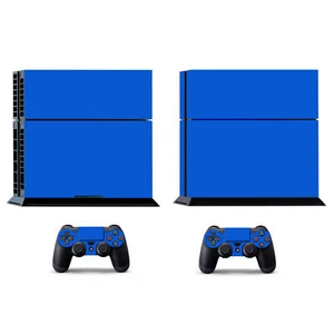 10 Pure Clean Solid Skin Sticker for Sony PS4 Game 4 & 2 controller skins - Picture 1 of 21