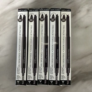 Lot Of 5 - WET N WILD #628A DARK BROWN RETRACTABLE BROW PENCIL 0.007 OZ - NEW - Picture 1 of 4