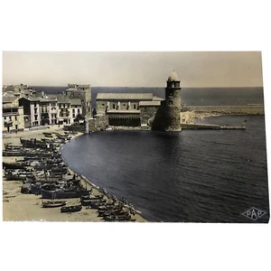 1954, postal vintage de Collioure, "La Rada et l'Eglise", RPPC - Imagen 1 de 2