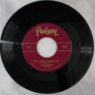 DAVE BRUBECK QUARTET The Trolley Song / My Heart Stood Still Fantasy 530 — 第 1/2 张图片