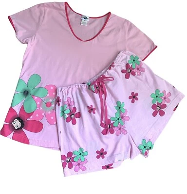Conjunto de pijama corto Betty Boop para mujer talla L parte inferior talla M rosa Foto 1 de 4