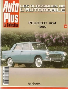 LES CLASSIQUES DE L'AUTOMOBILE 10 PEUGEOT 404 1960 404 CABRIOLET 403 - Bild 1 von 2
