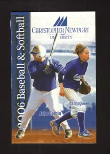 Christopher Newport Captains--Horario de béisbol y softbol 2006--Point Plaza - Imagen 1 de 2