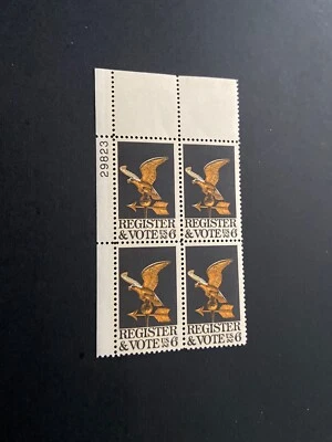 US STAMP  Scott #1336 CHRISTMAS 5 cents Madonna and Child Plate Block Of 4 ..MNH - Image 1 of 2