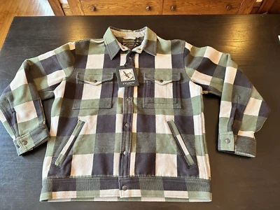 Filson Bear Tooth Camp Shirt, Medium, CindOlvChk, Factory 1st, Nwt's, #20172828 - Image 1 of 4