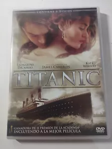 Titanic Leonardo DiCaprio Winslet James Cameron 2 x DVD Spanish English Region 2 - Picture 1 of 4