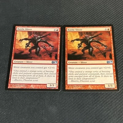 Battle Sliver Magic The Gathering Mtg M14 Card 2 - Image 1 of 4